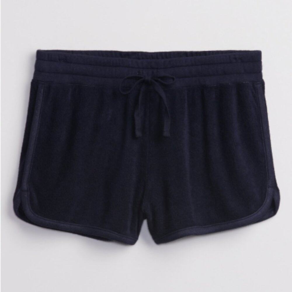GAP Factory Navy Blue Reverse Terry Pajama Shorts